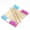 Colorfle desechable Stick de bambú de bambú de algodón Hisopo